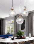 Hand-Blown Glass Pendant Lamp