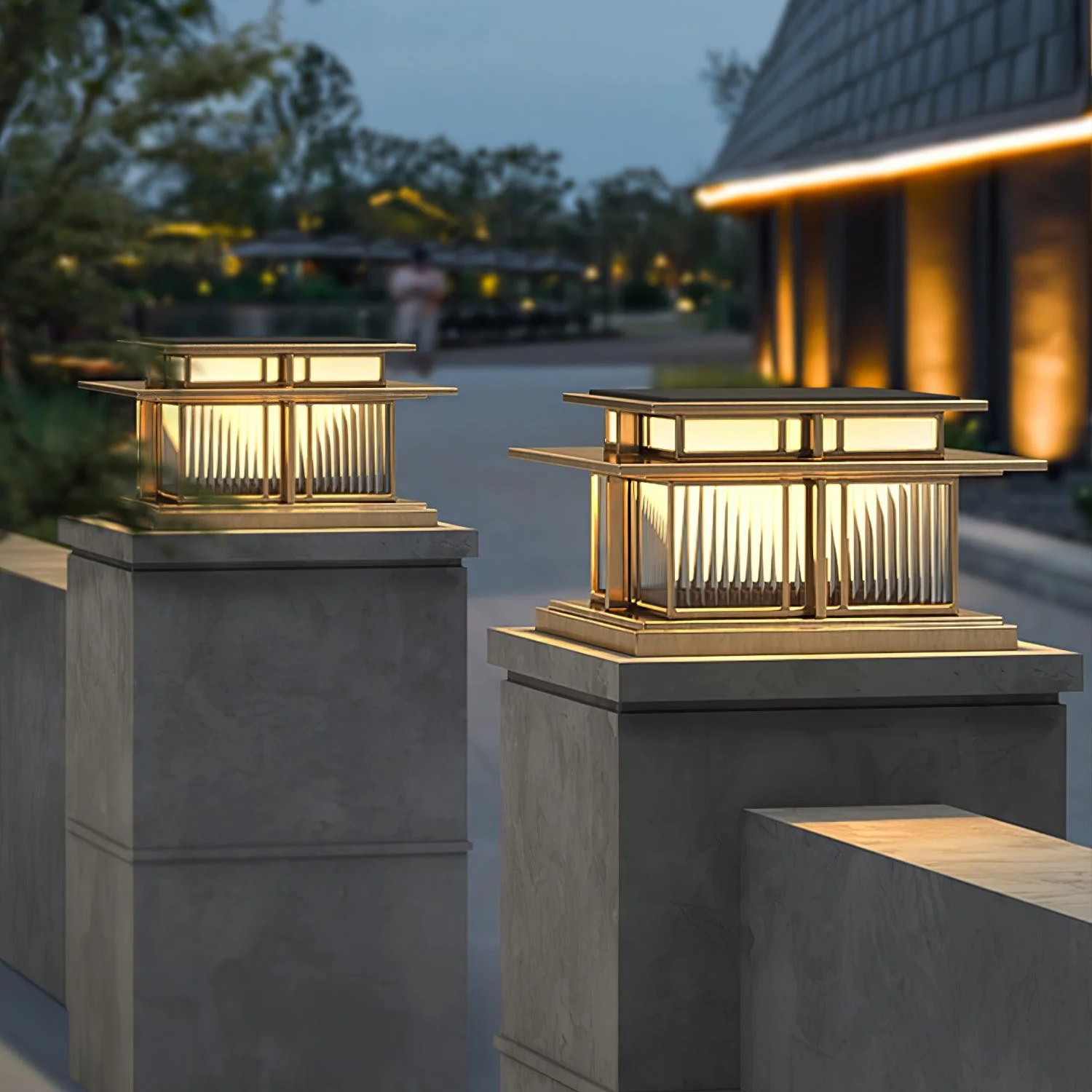 Architectural Outdoor Wall Lantern