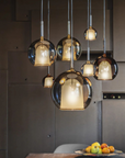 Rounded Glass Pendant Lamp