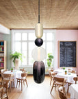 Beaded Glass Pendant Lamp