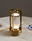 Aluminum & Crystal Wireless Table Lamp