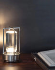 Aluminum & Crystal Wireless Table Lamp