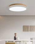 Wood Accent Ceiling Lamp