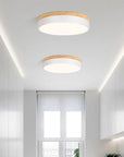 Wood Accent Ceiling Lamp
