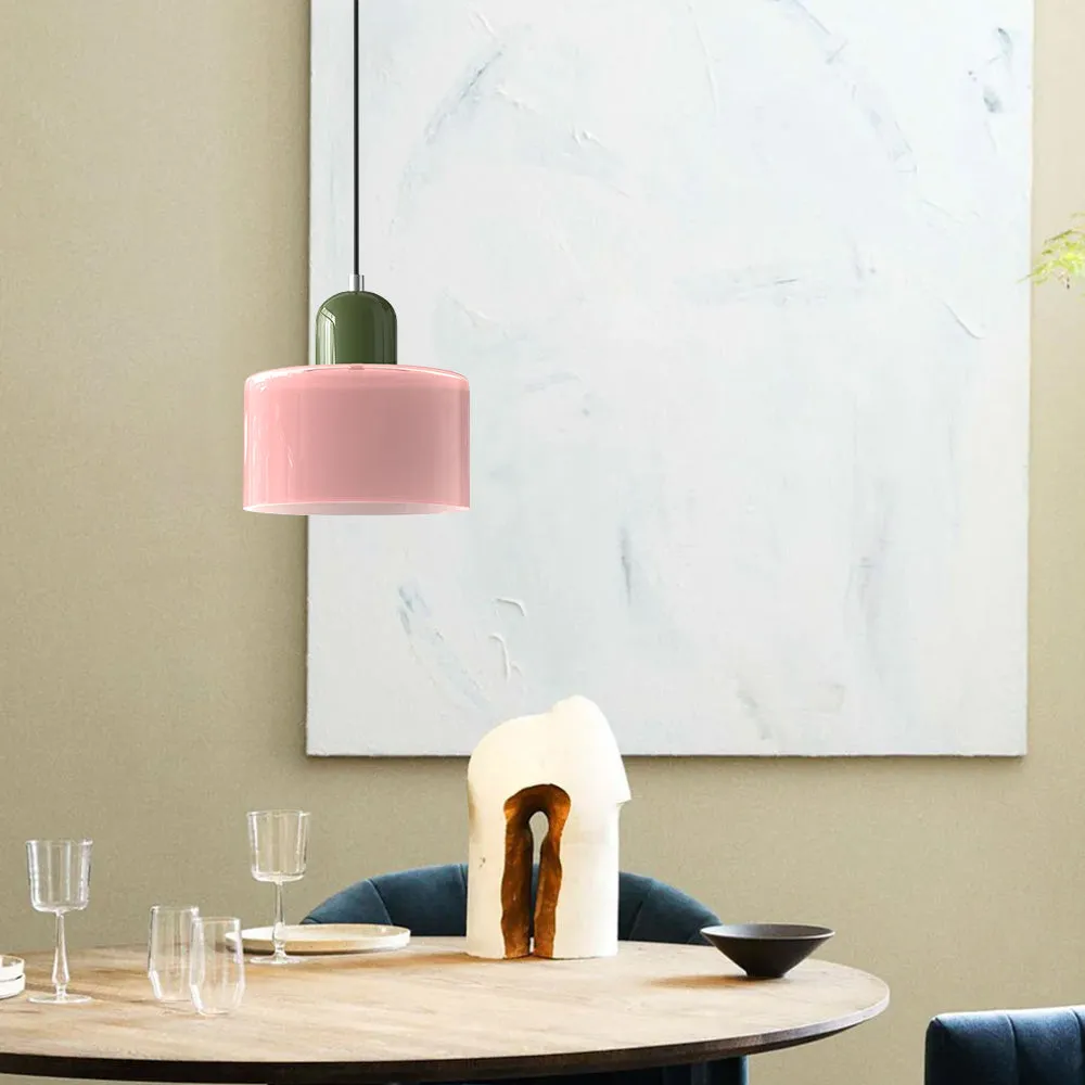 Curved Sculptural Pendant Lamp
