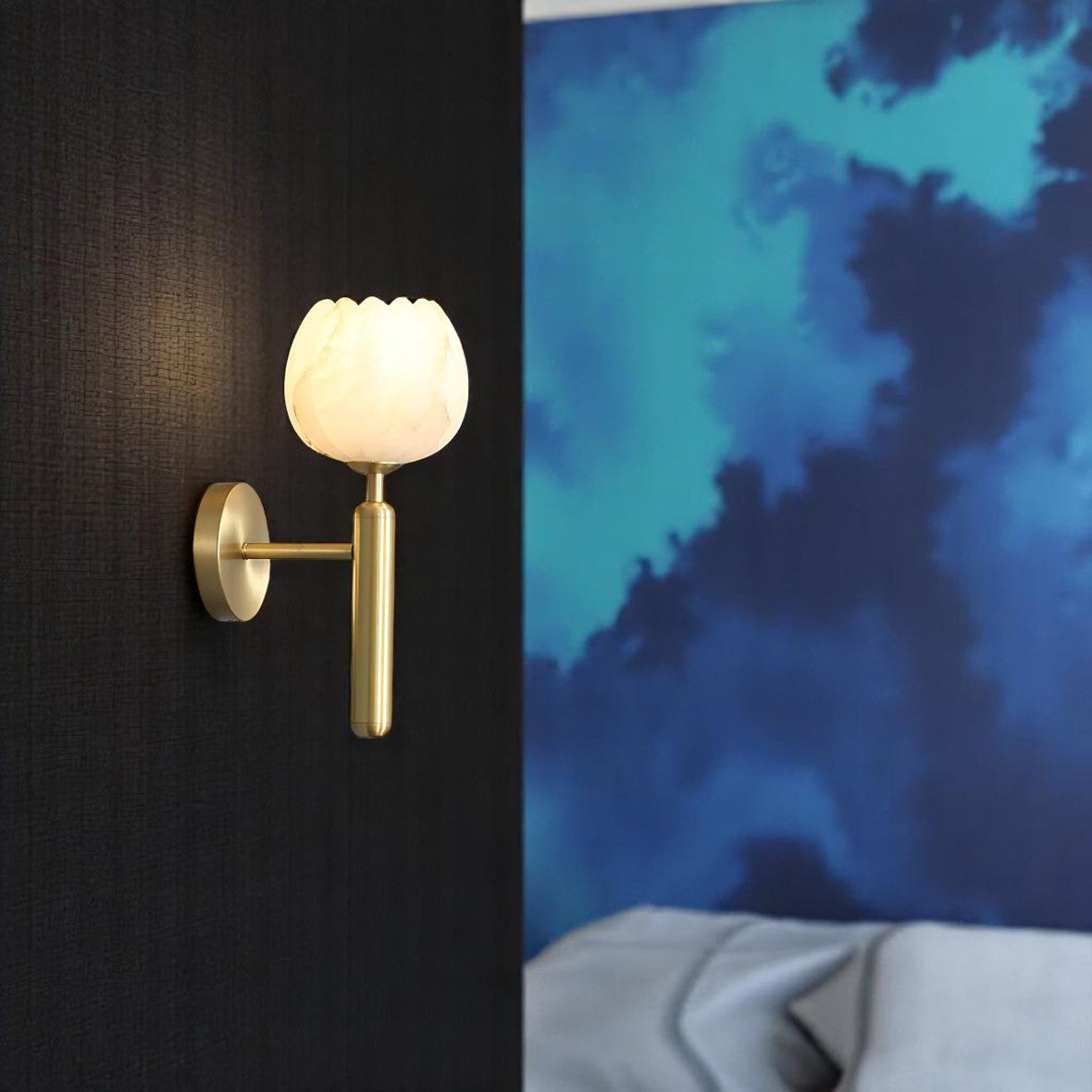 Tulip-Inspired Wall Lamp