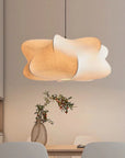 Floating Silk & Iron Pendant Lamp
