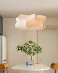 Floating Silk & Iron Pendant Lamp