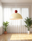 Dome-Shaped Pendant Lamp