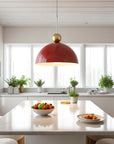 Dome-Shaped Pendant Lamp