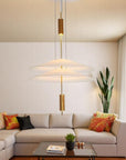 Sculptural Floating Pendant Lamp